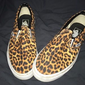 Cheetah print vans